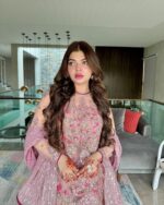 Floral Fantasy Silk Lehenga - Image 5