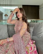 Floral Fantasy Silk Lehenga - Image 4