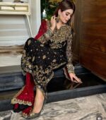 Regal Black Designer Suit Set - Image 8