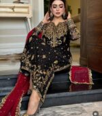 Regal Black Designer Suit Set - Image 7