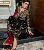 Regal Black Designer Suit Set - Image 5