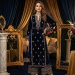 Regal Velvet Sapphire Suit Set