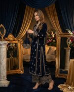 Regal Velvet Sapphire Suit Set - Image 2