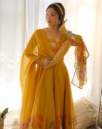 Floral Symphony Anarkali - Image 6