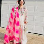 Rose Radiance Embroidered Ensemble