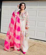 Rose Radiance Embroidered Ensemble