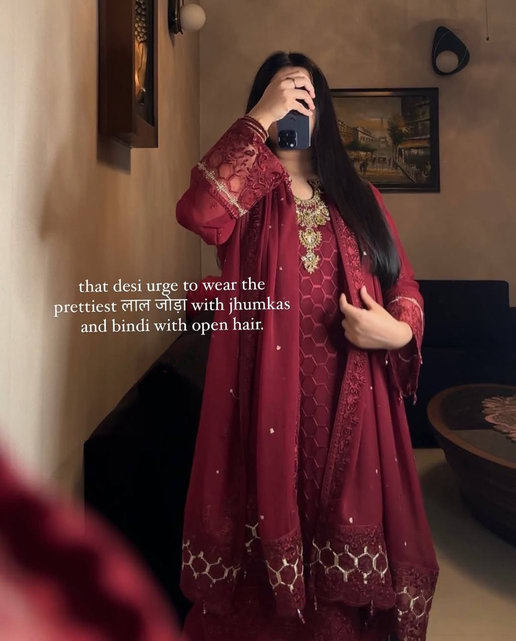 b75eef97-cde7-495d-a9b5-01a3dde4828c.jpeg Radiant Red Eid Special Suit Set - Image 1