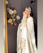 Reshma White Elegance Sharara Suit Set With Dupatta - Image 2