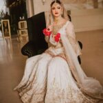 Pearl White Sequin Sharara Ensemble