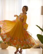 Floral Symphony Anarkali - Image 4