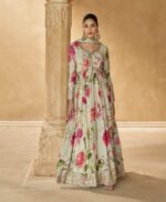 Floral Enchantment Anarkali - Image 2