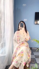 Pearl Organza Suit Set