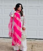 Rose Radiance Embroidered Ensemble - Image 2