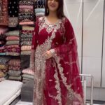 Radiant Ruby Elegance Suit Set