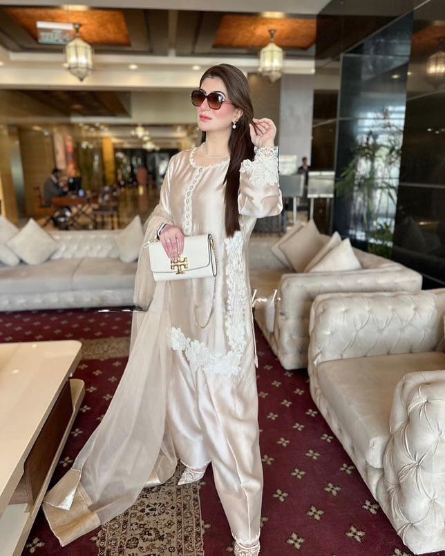 e1c2551f-8176-49a4-8e44-fb8bb8c8be26.jpeg Pearl Beige Embroidered Silk Kurta Set - Image 1