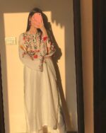 Chikankari-Inspired Embroidered Straight Kurta Set - Image 2