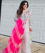 Rose Radiance Embroidered Ensemble - Image 6