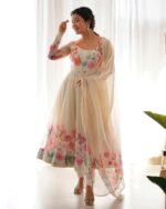 Floral Symphony Anarkali - Image 13