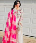 Rose Radiance Embroidered Ensemble - Image 5