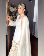 Reshma White Elegance Sharara Suit Set With Dupatta - Image 3