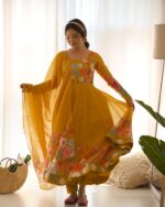 Floral Symphony Anarkali - Image 2