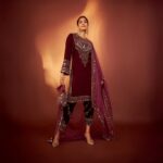 Pooja Luxury Embroidered  Suit Set - Image 2