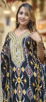 Royal Chinon Silk Luxe Kaftan - Image 3