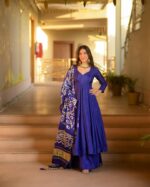 Anamika Premium Silk Anarkali Suit Set