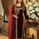 Premium Velvet Rose Radiance Suit