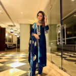 Heavy Embroided Velvet Kurti Pant Dupatta Set (Stitched)