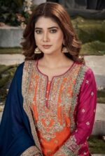 The Sunset Zari Festival Palazzo Set - Image 4