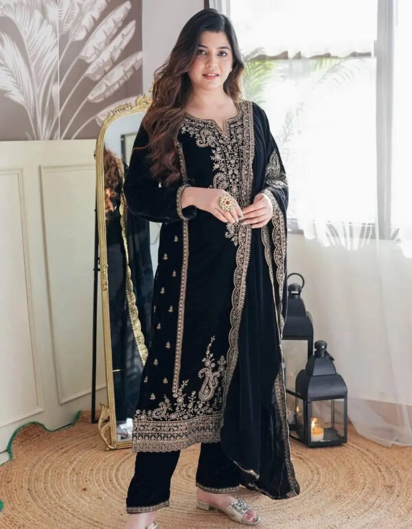 Luxnetics Winter Ready to Wear Velvet Suit