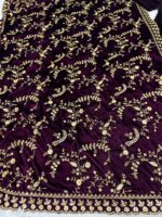 Winter Special Velvet Designer Suit (Stitched) - Image 3