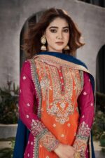 The Sunset Zari Festival Palazzo Set - Image 2