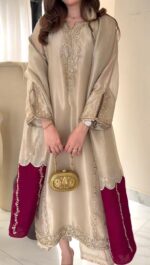 Royal Embroidered Sharara Suit - Image 4