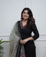 Minimal Glam Black Kurti Set - Image 5