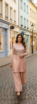 Pastel Festive Kurta Set - Image 2