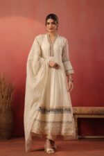 Prakriti Ivory Ethnic Flow Dress