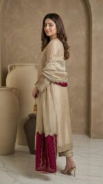 Royal Embroidered Sharara Suit - Image 3