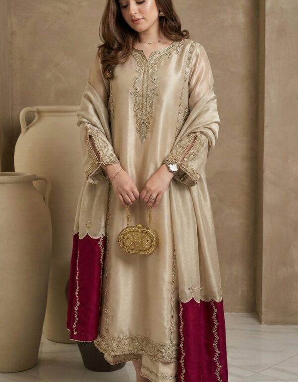 Royal Embroidered Sharara Suit