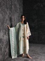 Mint Whisper Butter Yellow Premium Kurta Set - Image 4
