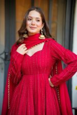 Flowy Anarkali kurta Set - Image 3