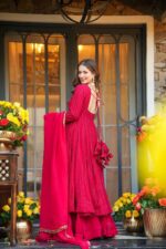 Flowy Anarkali kurta Set - Image 4