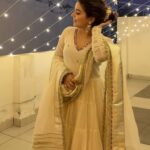 Ivory Aura Anarkali Set