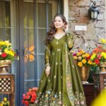 Luxury Embroidered Silk Festive Anarkali Suit Set